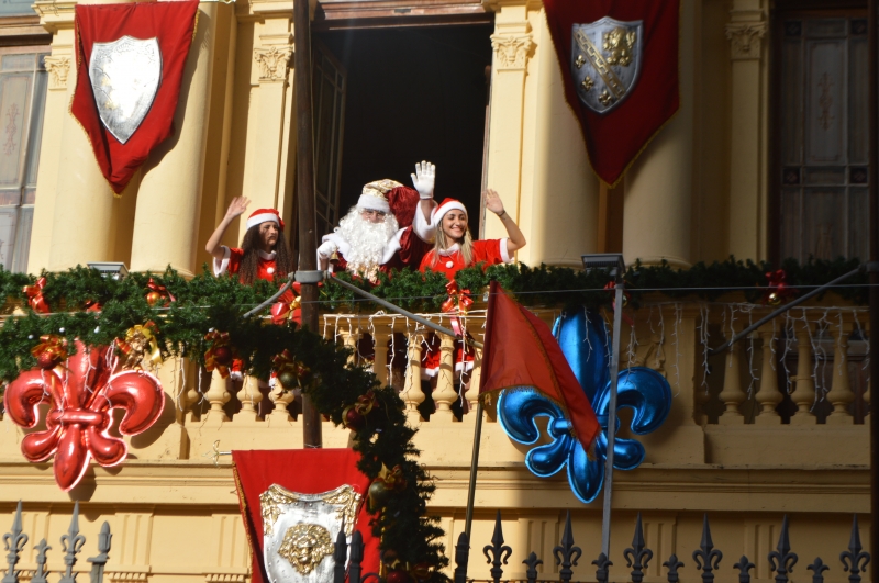 Papai Noel da ACIC chega em Campinas e inaugura Palácio 