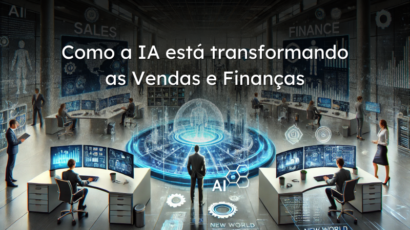 Como a IA Está Transformando Vendas e Finanças no Mundo Novo