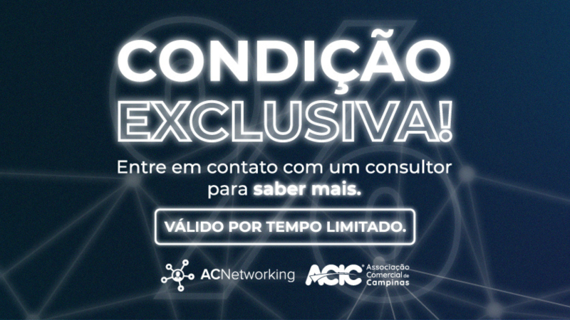 Black Friday AC Networking: Condição Exclusiva